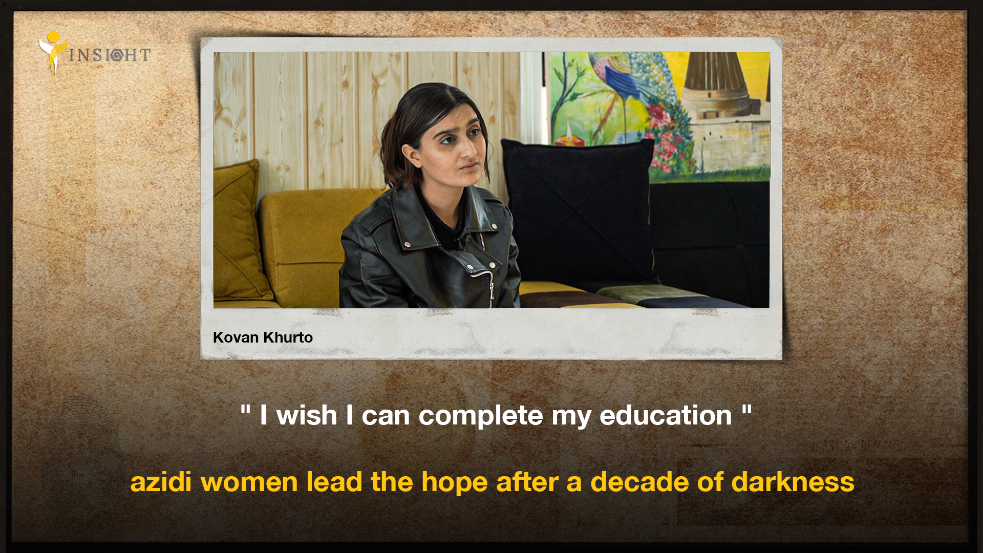 ” I wish I can complete my education ” ….. Yazidi women lead the hope after a decade of darkness